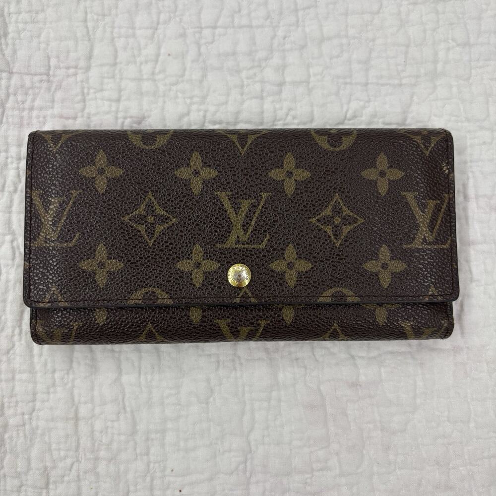 Louis Vuitton 61200 Porte Tresor Etui Leather Coin Purse Pre-owned
